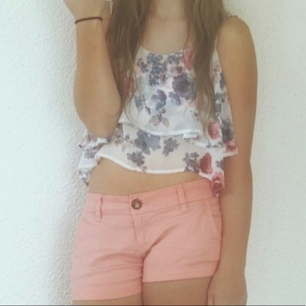 Floral crop top
